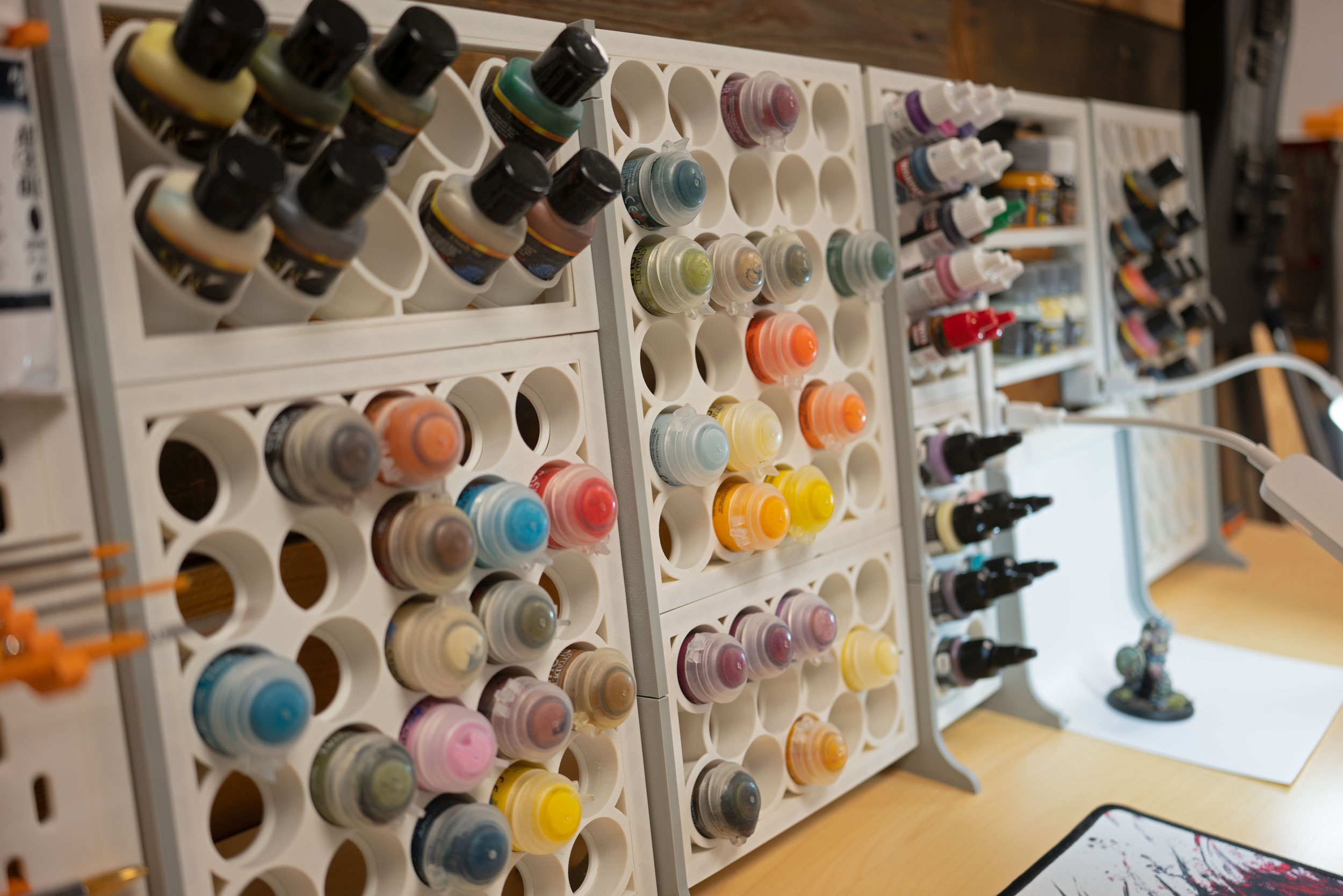 Paint Machine Storage Rack Citadel Paint Storage Rack – Modular Rack for Games Workshop Paint Pots ...
